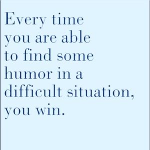 Laughter is great medicine!